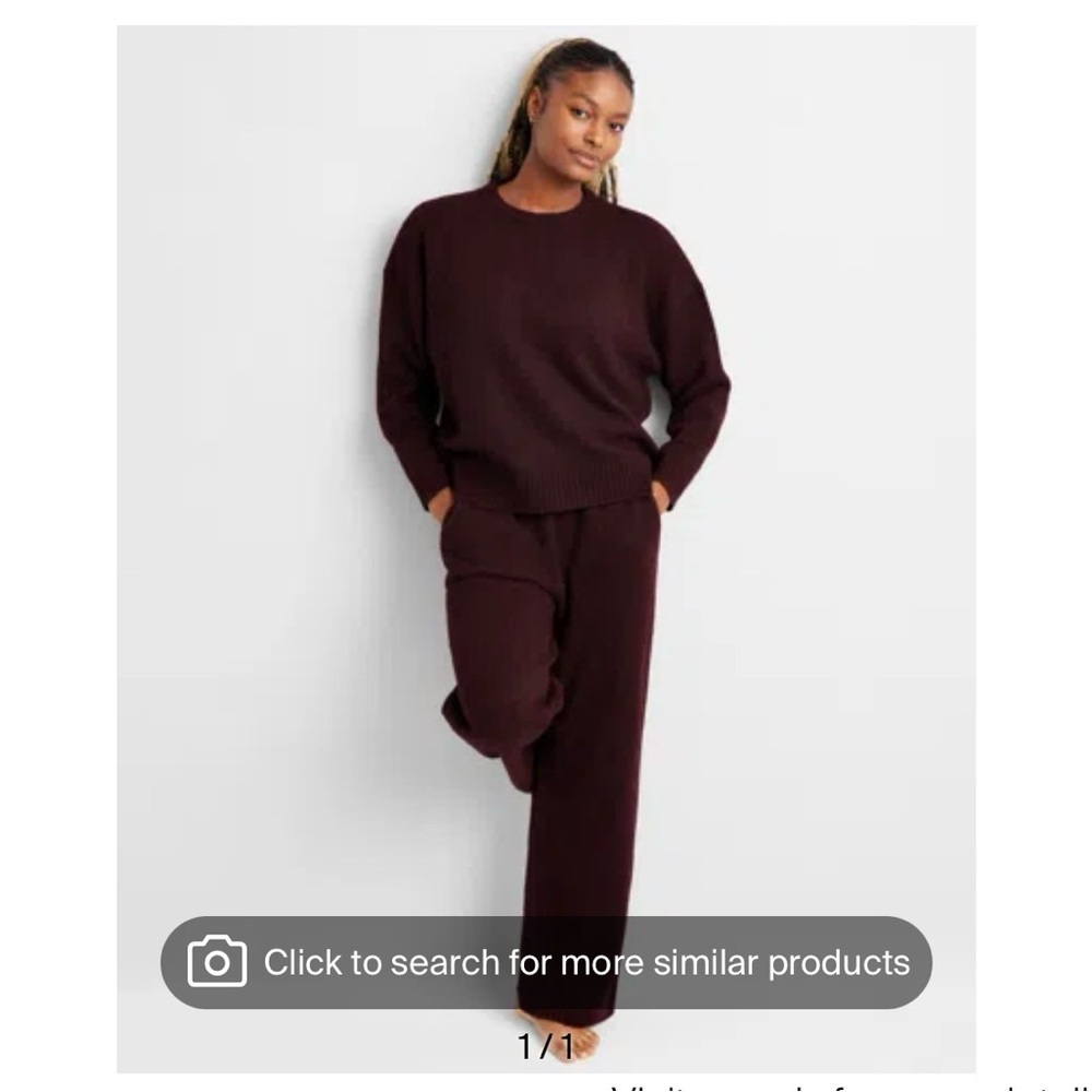 State of Day Women's Indulge & Rest Sweater Loungewear Set